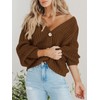 PRETTYGARDEN Women's Short Cardigan Sweaters V Neck Button-Down Long Sleeve