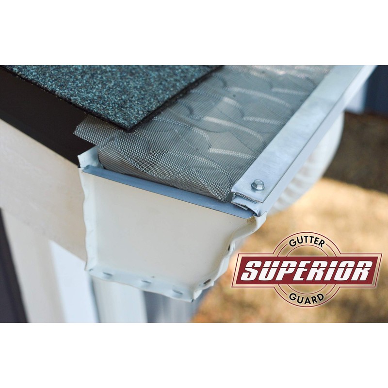 Superior Gutter Guards | NEW Raised Stainless-Steel Screen Technology Gutter