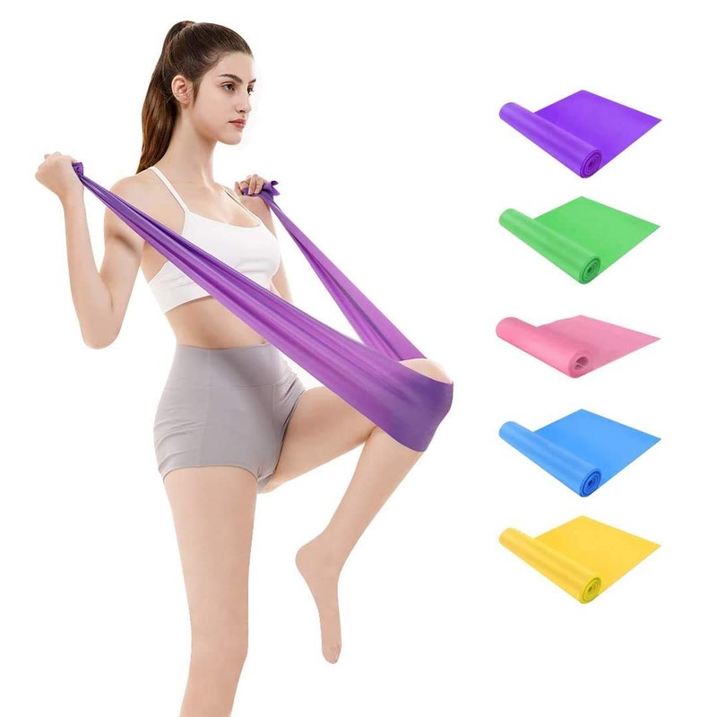 5 Piezas Super Bandas de Resistencia 150cm Bandas de Ejercicio,