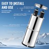 Happybuy Gravity-fed Water Filter System, 2.25G 304 Stainless-Steel Countertop System,