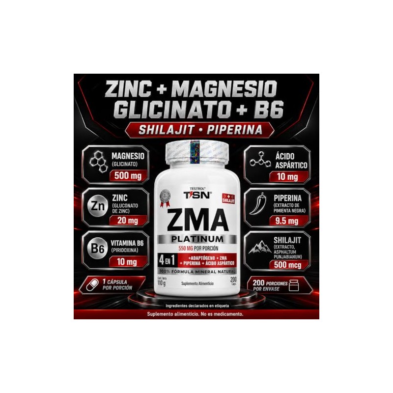 Zma 200 Capsulas Testrol