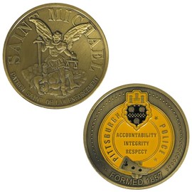 Pittsburgh Police Department Saint Michael Commemorative Coin