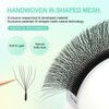 NAGARAKU 7D W Eyelash Extensions, Eyelash Extension, Self-Fanning Lash, Pre-Fanned