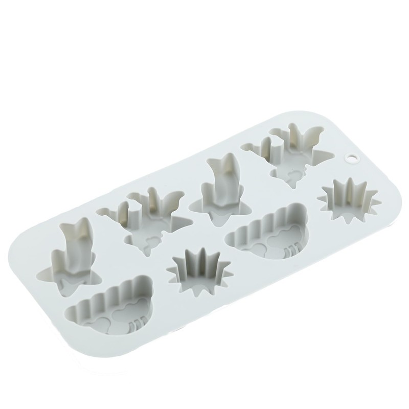 AIBOYA 8 Cavity Winged Unicorn Themed Silicone Molds Rainbow Unicorn