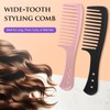 Set of 2 Professional Styling Combs – Versatile Pink and