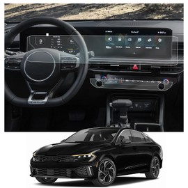 CDEFG 4 Pack Compatible with 2025 Kia K5 24 Inch Screen Protector for 2025 Kia K5 GT-Line GT EX LXS Accessories Center Touch Screen Display Guard AC Display Screen Cover(4PCS for 2025 Kia K5)