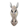 G6 Collection Wooden Tribal African Giraffe Mask Hand Carved Wall