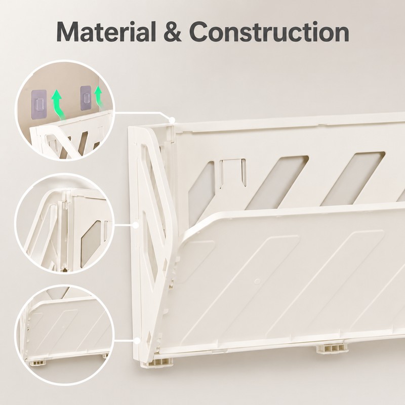 Wall Mounted Shoe Rack for Space Saving – Foldable Hidden