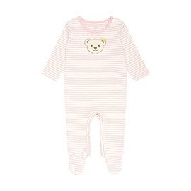Steiff Unisex Baby Basic Toddler Pyjamas, Silver pink
