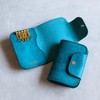 AURAMU MARGOT TONI Italian Leather Key Case, Card Case, Thin,