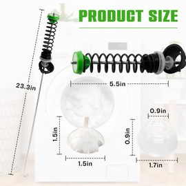 UPGRADED MVWX655DW2 W11130362 Suspension Rod kit fit for May.tag MVWC565FW1 MVWC555DW1 MVWC565FW2 fit for Whirl.pool WTW5000DW3 WTW5000DW1 WTW5000DW2 Replaces W10594080 W10748956 W10780040 by TOMOON