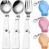 3Pcs Replacement Spoon & Fork for Thermos, Cutlery Set Ultra-Lightweight