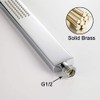 Ownace Square Solid Brass Chrome Hand Held Shower Head With