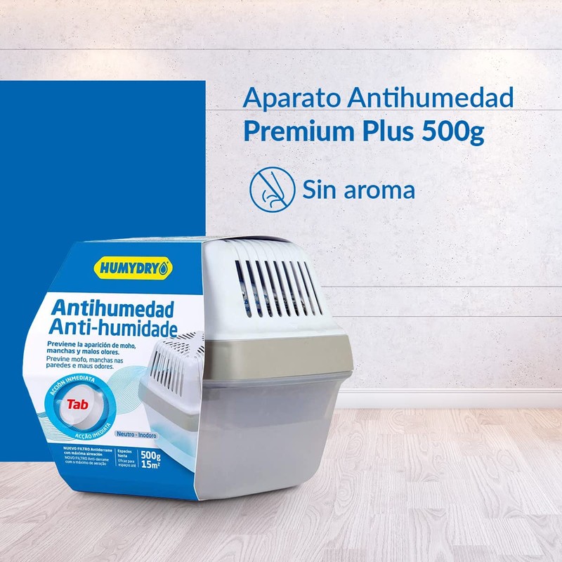 Premium Plus Dehumidifier with Anti-Humidity Tablet 500 g Assorted Models