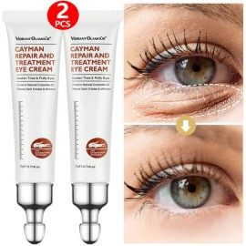 2PCS Instant Remove Dark Circles Wrinkles Face Lines Puffy Eyes Under Eye Cream