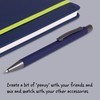 IF Bookaroo Pen, soft touch, colour coated pen with black