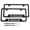 License Plate Frame for Trailhunter Stainless Steel Car Accessories Black
