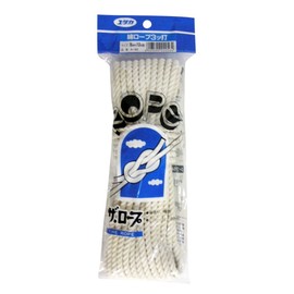 Yutaka Make Cotton Rope 3 Strands, A-60, 0.20 x 32.8 ft (5 mm x 10 m)