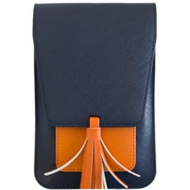 K. Carroll Accessories Harper Crossbody - Navy/Orange