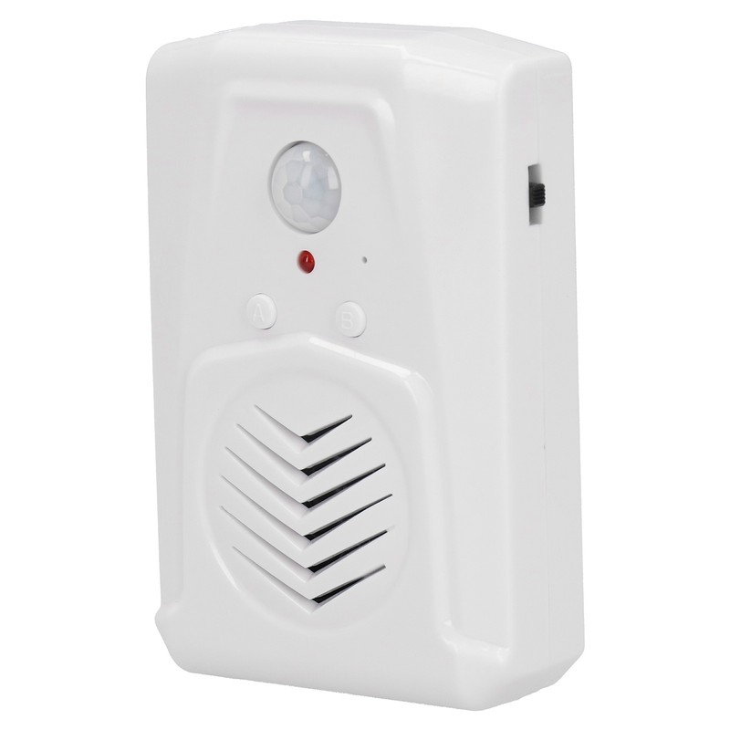 Entrance Doorbell Infrared Motion Sensor Welcome Voice Prompt Alarm Chime