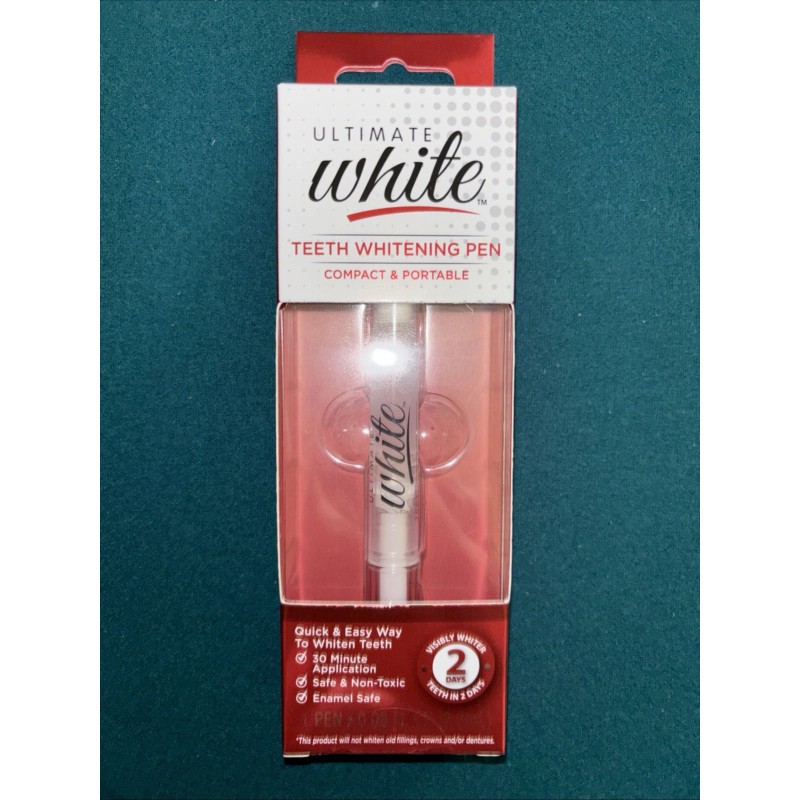 Ultimate White Portable Teeth Whitening Pen, Kit, Oral Care, Stain