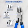 Wire Cutters 2 Pack, 6.5 inch,KAIHAOWIN Flush Cutters Diagonal Cutters