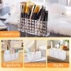 Organizador Maquillaje Acrílico 3compartimentos Transparente