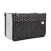 Periea Chelsy Handbag Organiser Insert (Black with White Polka-dots, Small)