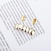 Hip Hop Gold Plated Mouth Grillz set 2pcs Single Top&