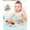 Birshe Pack of 3 Suction Cup Toy, Cartoon Water Toy,