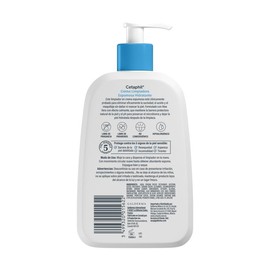 CETAPHIL Crema Limpiadora Espumosa Hidrantante, elimina la suciedad, aceite y maquillaje sin daar la barrera de la piel, de 237 ml, Recomendada por...