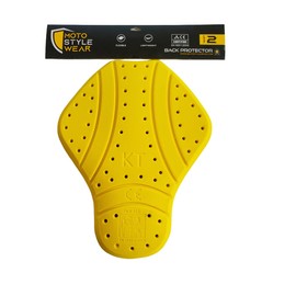 MOTOSTYLEWEAR Universal-CE-2 Back Armor Protection Pad, Level 2 Approved Armor Pads for Motorcycle Jackets, CE Level 2 Back Protector, CE Insert Armor & Pads for Protection for Women and Men.