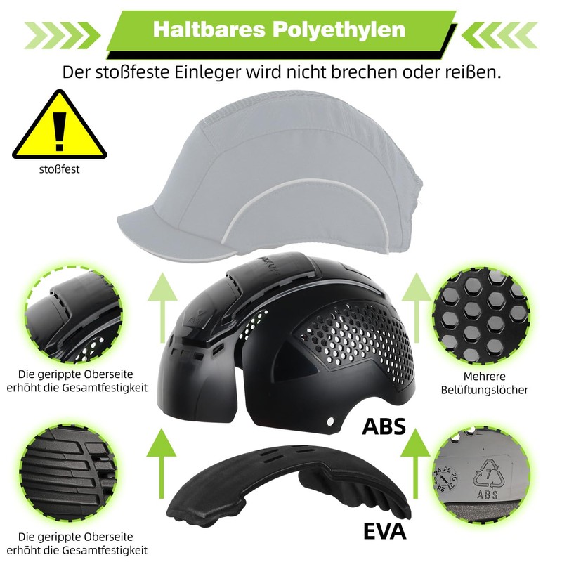 GREEN DEVIL Matrix Lite Head Protection Bump Cap Universal Safety