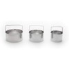 Fox Run Biscuit Cutter Set, 3-Piece Set, 2", 2.5", 3"