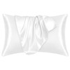 Yorkshire Bedding Satin Pillow Cases 2 Pack – Luxurious White