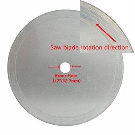 ILOVETOOL 4 inch Diamond Blade Lapidary Tile Saw Blades 1/2" Arbor for Cutting Rocks gem Lapidary Saw Wet Tile Saw
