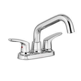 American Standard 7074140.002 Colony Pro 2-Handle Utility Faucet with Aerator End, Polished Chrome