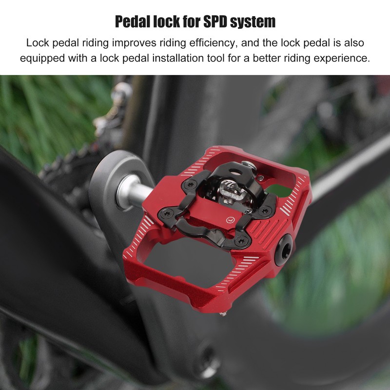 Dual Function Bicycle Pedal Flat Clipless Cleats 3 Sealed Bearings