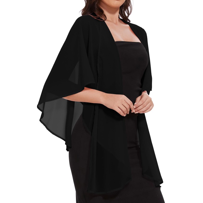 Shawls and Wraps For Evening Dresses Womens Chiffon Scarf Wedding