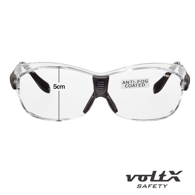 voltX 'RETRO SAFETY OVERGLASSES' with Case – Suitable as FITOVERS