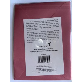 Papyrus Blank Greeting Card- Flowers In Vases