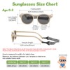 Baby Sunglasses, 2Pack Toddler Sunglasses with Strap for 3-24M, Polarized