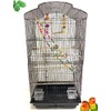 Large 35-Inch Portable Flight Bird Travel Cage for Canary Parakeet