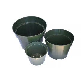 Landmark Plastics Set of 17 Greenhouse Pots - Includes 2 -10" pots, 5 -8" pots, 10 - 6" pots Plant