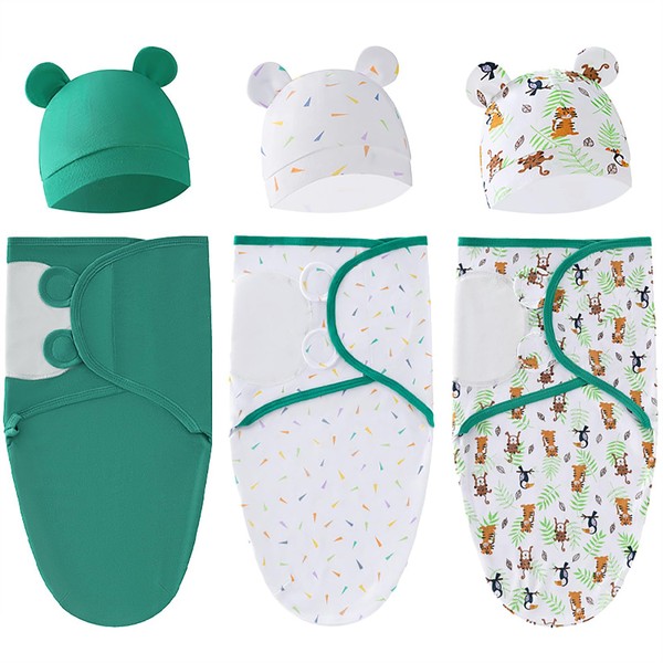 3Pack Baby Swaddle Sleep Sacks Swaddle Blanket Wrap Baby Swaddles