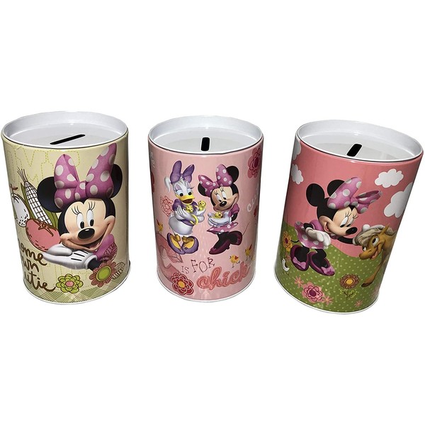The Tin Box Company Set of 3 Minnie Mouse Kids