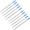 10-Pack Metal Pen Refills Blue and Black Refills 115mm Replacement