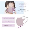 [HAPPEAST] 3D不織布マスク [40枚入] ファッションマスク 血色マスク カラーマスク 立体マスク 不織布 cocochiyoi (グレー,