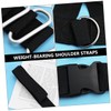 CORHAD 2pcs Weight-Bearing Shoulder Straps for Fitness Training Lightweight Portable