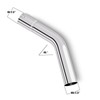 2.5 Inch Exhaust Pipe, T304 Stainless Steel (SS Tubo), Flared
